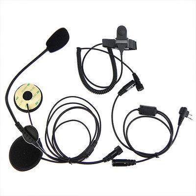 New Motorcycle Helmet Headset Earpiece For CB Ham Radio for MOTOROLA 2 