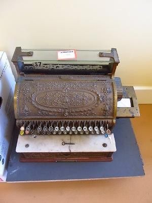 Vintage National Cash Register Barber Shop Candy Store Model 357 6 