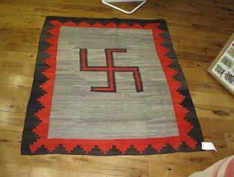 antique collection whi rling log navajo rug 1890s time left