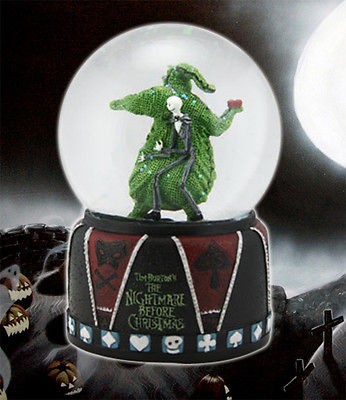 NECA Nightmare Before Christmas JACK & OOGIE Snow globe Waterball TIM 