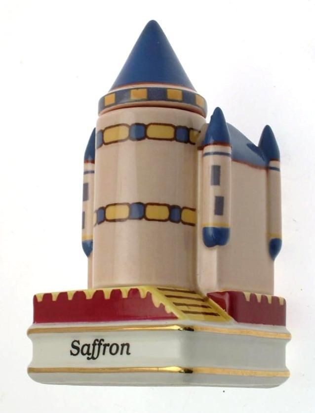 c1993 Danbury Mint Spices of the World Spain Alcazar Castle Saffron 