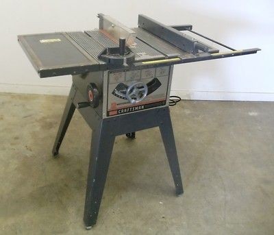  craftsman 9 miter tilting arbor table saw nice time