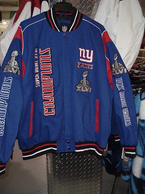 superbowl jacket ny giants in Football NFL