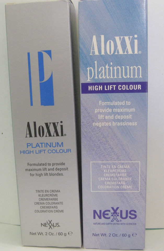 nexxus aloxxi platinum high lift colour more options aloxxi platinum