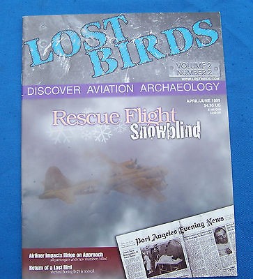 Lost Birds magazine crash, wrecked, airplanes, aircraft, plane Vol2 No 