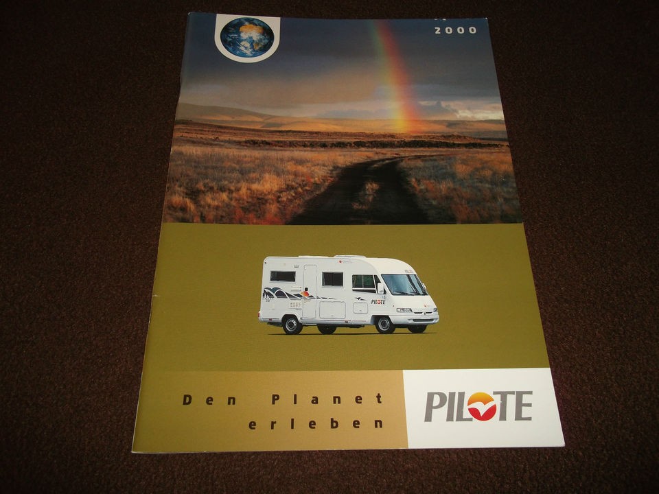 motorhome brochure pilote 2000 german text free uk p p