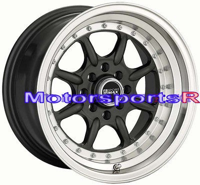   XXR 002 Gun Metal Rims Wheels Deep Dish Lip Stance 89 Nissan 240sx S13