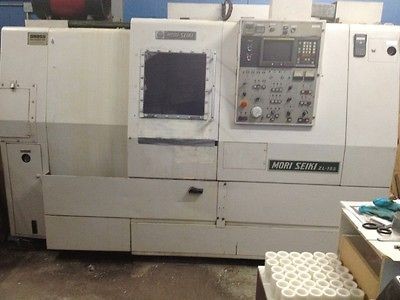 cnc lathe 4 axis with subspindle mori seiki model zl15s