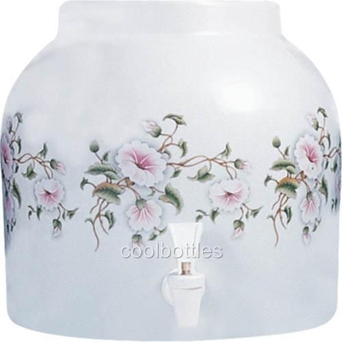contessa flowers porcelain water dispensing cooler 18 