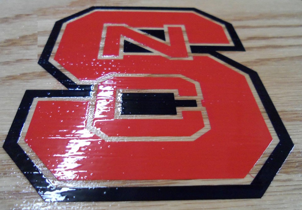 north carolina state wolfpack 1 decals cornhole 12 set of