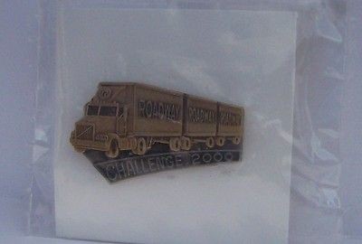 COLLECTIBLE ROADWAY EXPRESS, 70 YEARS CHALLENGE 2000 TRUCK CAP PIN 