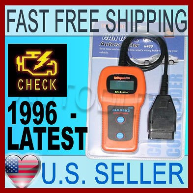 OBD 2 OBDII AUTO SCANNER CHECK ENGINE RESET CODE READER DIAGNOSTIC 