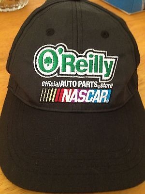 nascar o reilly official auto parts store black cap hat