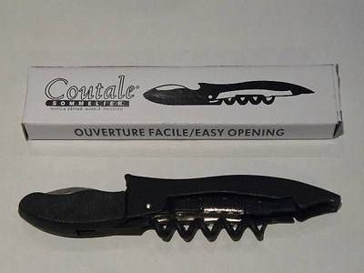 Coutale Original Black Waiters Corkscrew / Sommelier Tire Bouchon 