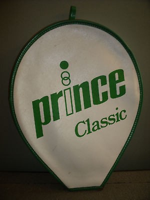 vintage classic prince green white racquet cover 