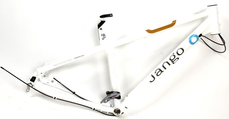 jango medium hybrid comfort cross bike frame 700c new 2009