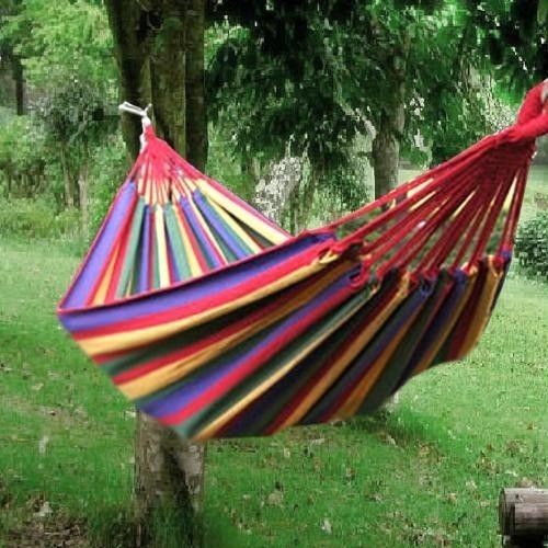   Hammock New Color Striped Outdoor Camping  Low Price