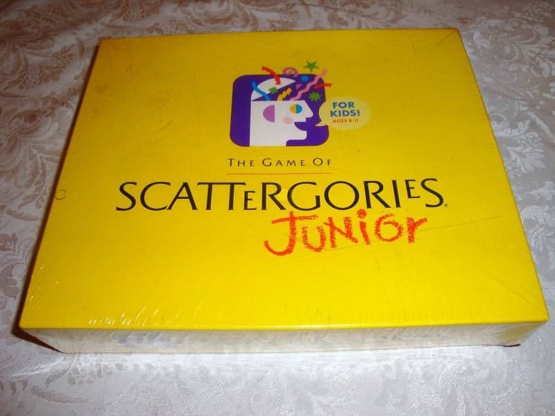 game of scattergories junior 1989 milton bradley new time left