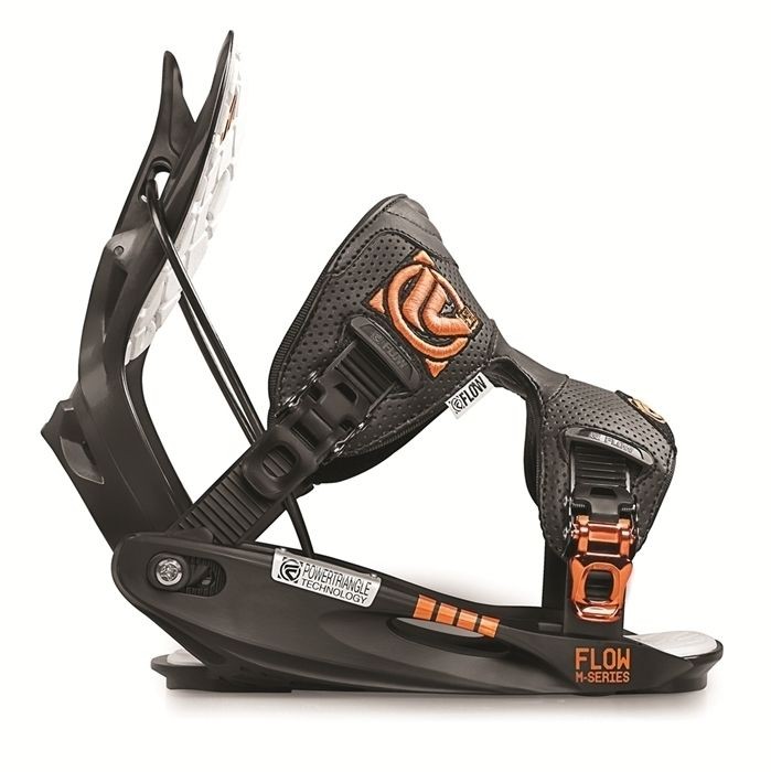 New Flow M9 Black Mens Medium Park FreeStyle Pro Snowboard Bindings 