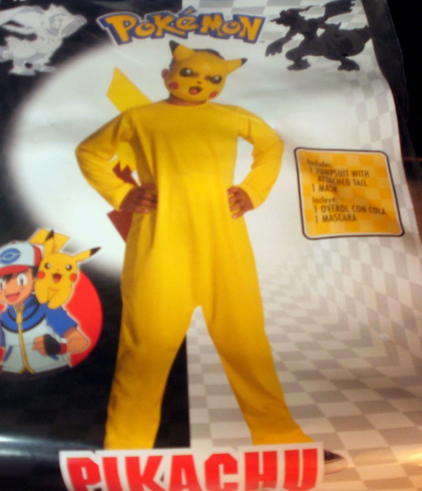 Boys~PIKACHU POKEMON Halloween Costume~Size Small (6)~BRAND NEW 