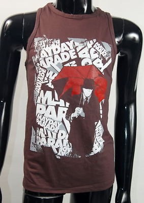 Mayday Parade Fearless Red Umbrella Alternative Rock Tank Top Tee 