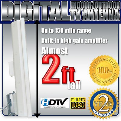   603 360º HDTV DIGITAL AMPLIFIED TV MOTORIZED ROTATING OUTDOOR ANTENNA