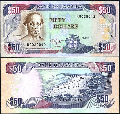   Money  Paper Money World  North & Central America  Jamaica