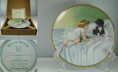 bessie pease gutmann whos sleepy collector plate 