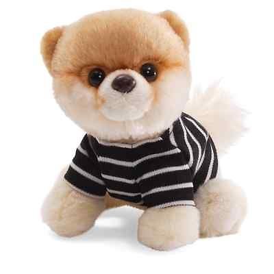 GUND   ITTY BITTY BOO   WORLDS CUTEST DOG   #001   STRIPED SHIRT 