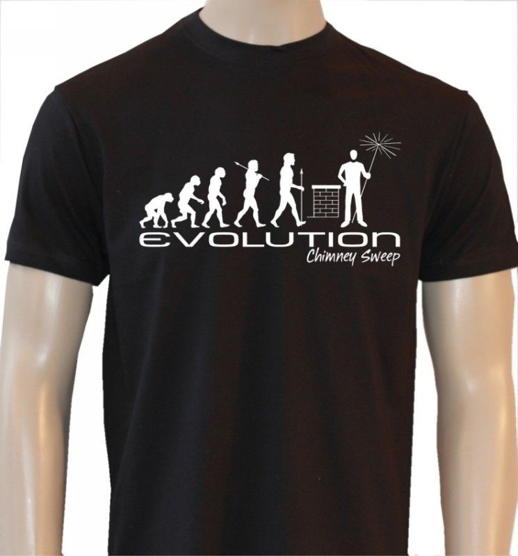 evolution of a chimney sweep mens gift t shirt occ150