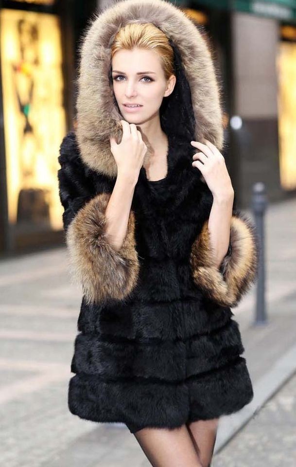 1000styles fur winter mink rabbit fox raccoon fur vest gilet shrug 