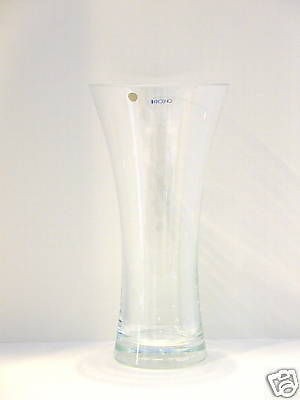 krosno crystal flared 30cm vase made in poland time left