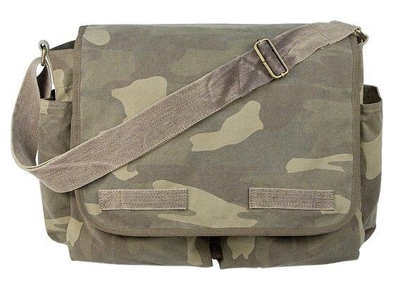 Woodland Rothco Classic Cotton Canvas Jack Bauer Messenger Shoulder 