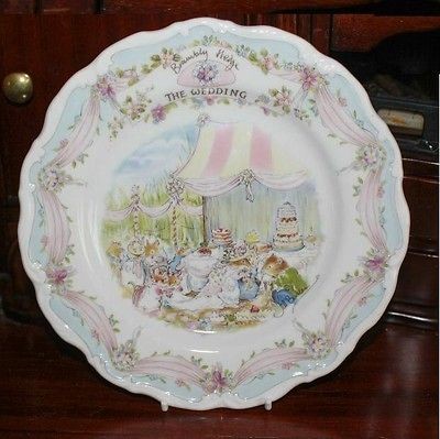 ROYAL DOULTON BRAMBLY HEDGE SPECIAL OCCASION THE WEDDING PLATE 