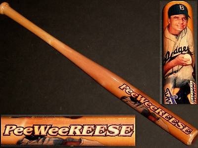 PEE WEE REESE~BROOKLYN DODGERS~NEW 2006 MINI 18 WOOD BASEBALL BAT w 