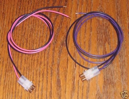 1955 1956 1957 chevy tail lamp plug pigtails new pair