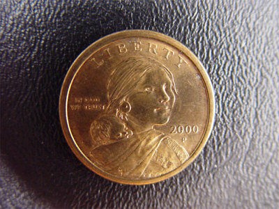 2000 p sacagawea eagle us mint one dollar $ 1