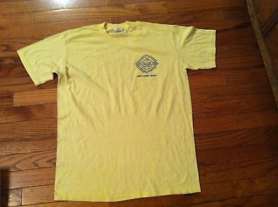 Vtg Sacramento Exercise Equipment Center TeeShirt Soft XL Yellow 