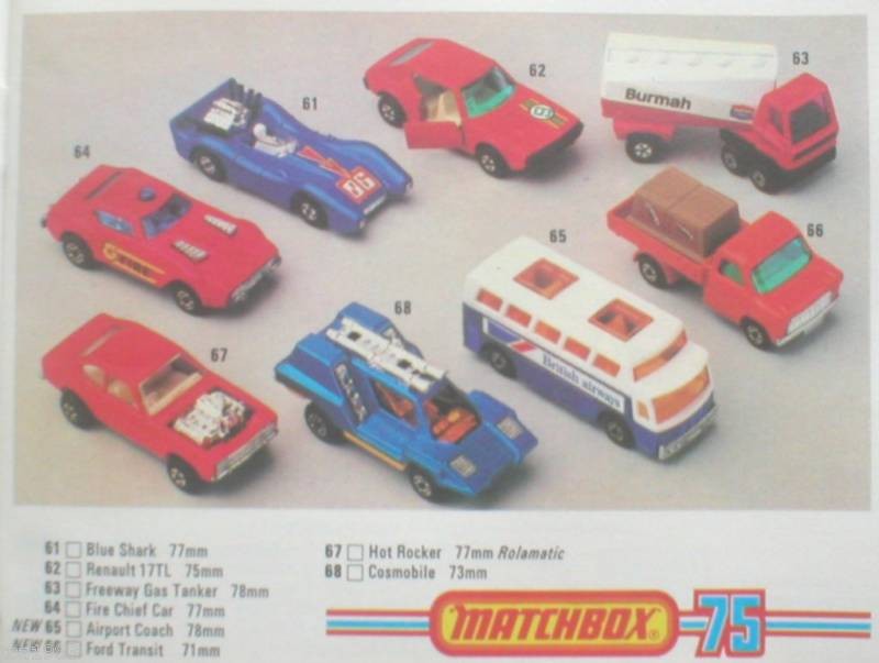 1978 MATCHBOX Catalog/Brochu​reSPEEDTRACK,​SPEED KINGS,