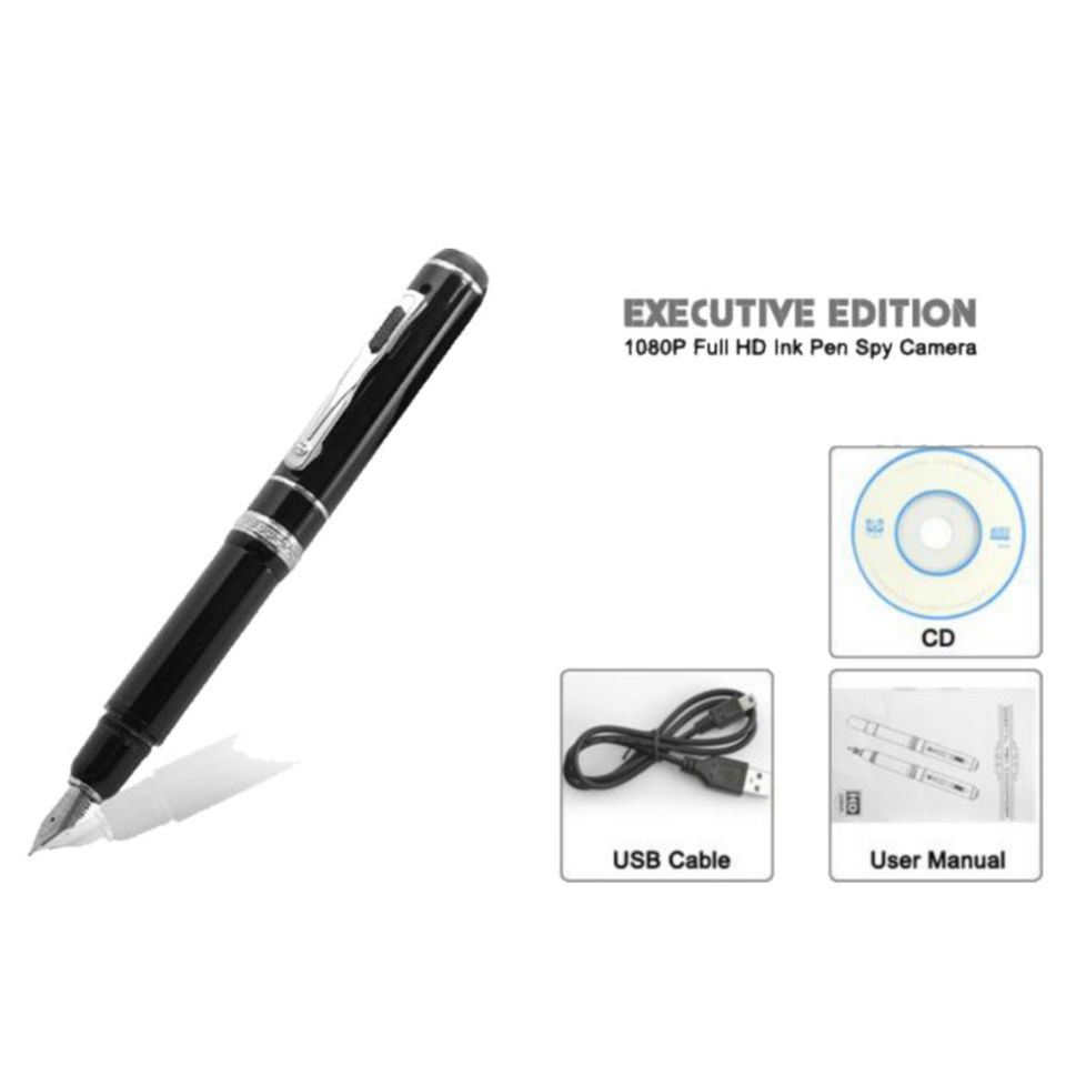 8GB New Stylish 1080P Full HD Spy Camera Ink Pen Video Recorder