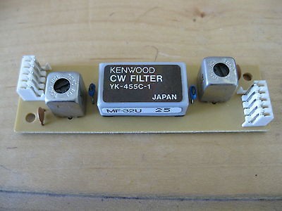 kenwood yk 455c 1 500hz 455khz cw filter excellent time