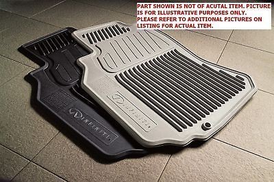 INFINITI G37 OEM BLACK ALL SEASON FLOOR MATS 09 11 (Fits Infiniti)