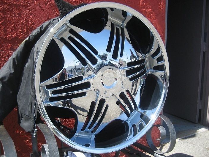 26 PINNACLE P36 BELLA CHROME WHEELS RIMS AND TIRES PACKAGE GIANNA DUB 