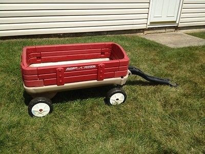 Vintage Rare Radio Flyer Plastic Trail Blazer Wagon Model 2200 