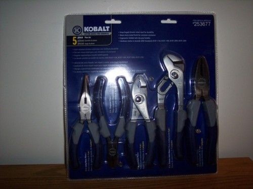 Kobalt 5 Pliers Longnose, Linesman, Slip Joint, Groove Joint, Diagonal 