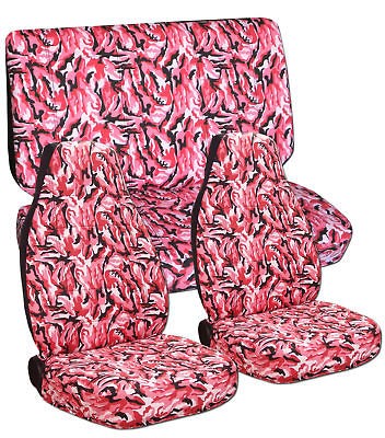 ford f 150 seat covers camo pink front rear time