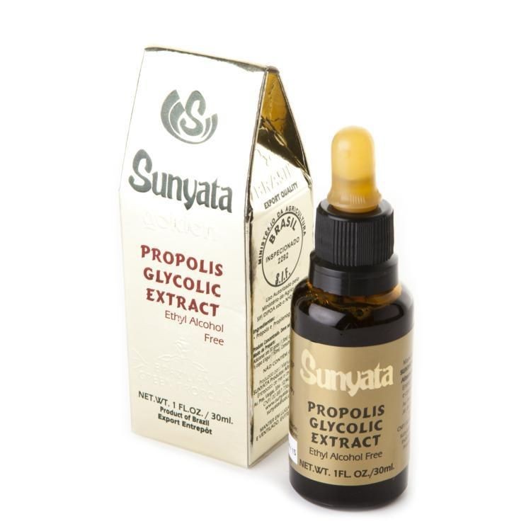 Or 6 Sunyata Brazil Green Propolis Glycolic Extract GOLD   Alcohol 