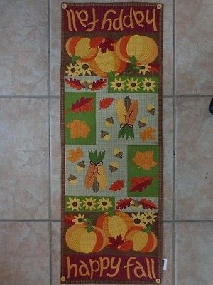   Halloween Autumn Thanksgiving Table Runner Tablerunner Mantle Scarf