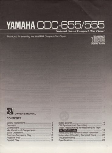 yamaha cd player in CD Players & Recorders