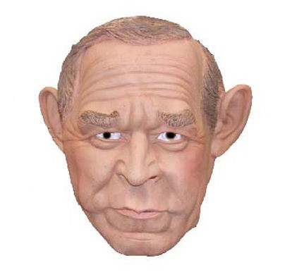 george w bush mask famous faces new adult size rubies